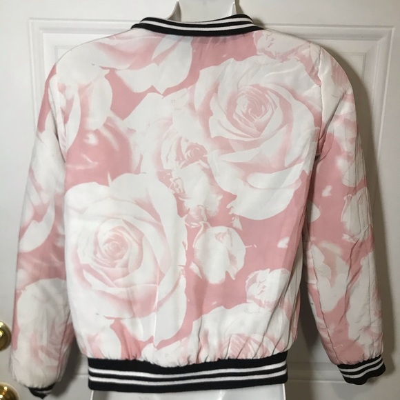 Girls 9/10 reversible bomber jacket - Picture 3 of 6